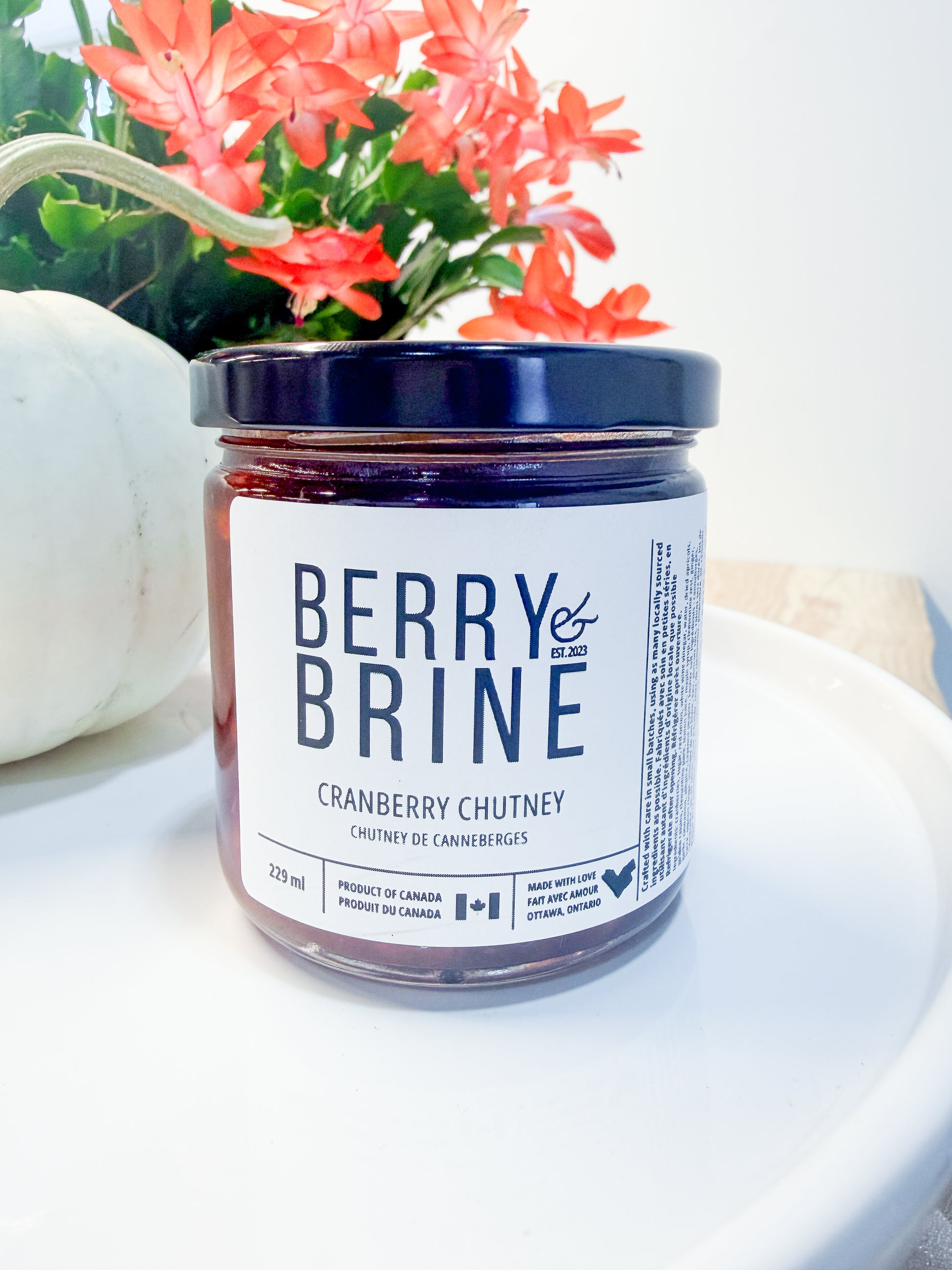 Cranberry Chutney - Berry and Brine Local Preserves & Ottawa Catering