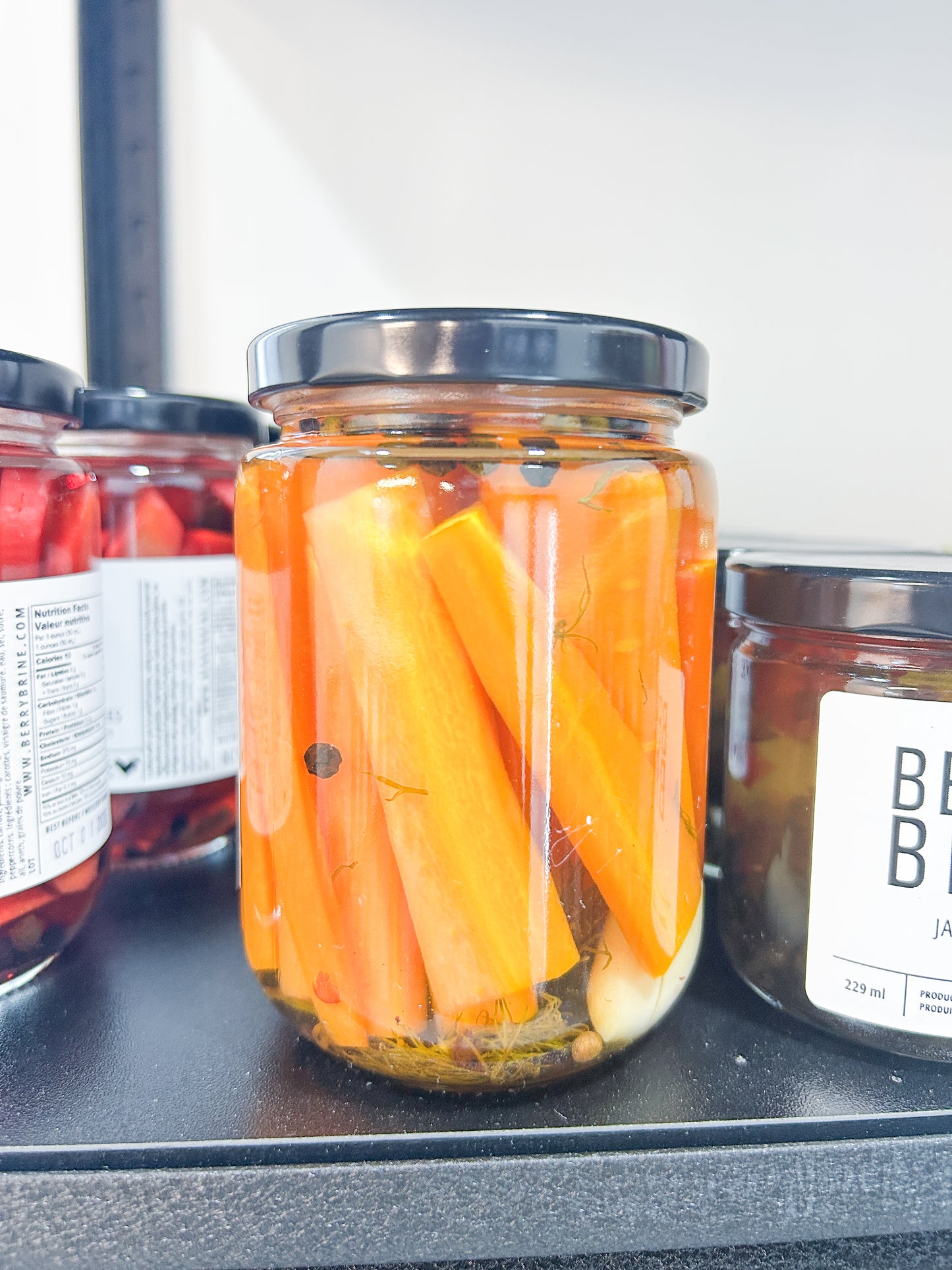 Dill Pickled Carrot Sticks - Berry and Brine Local Preserves & Ottawa Catering