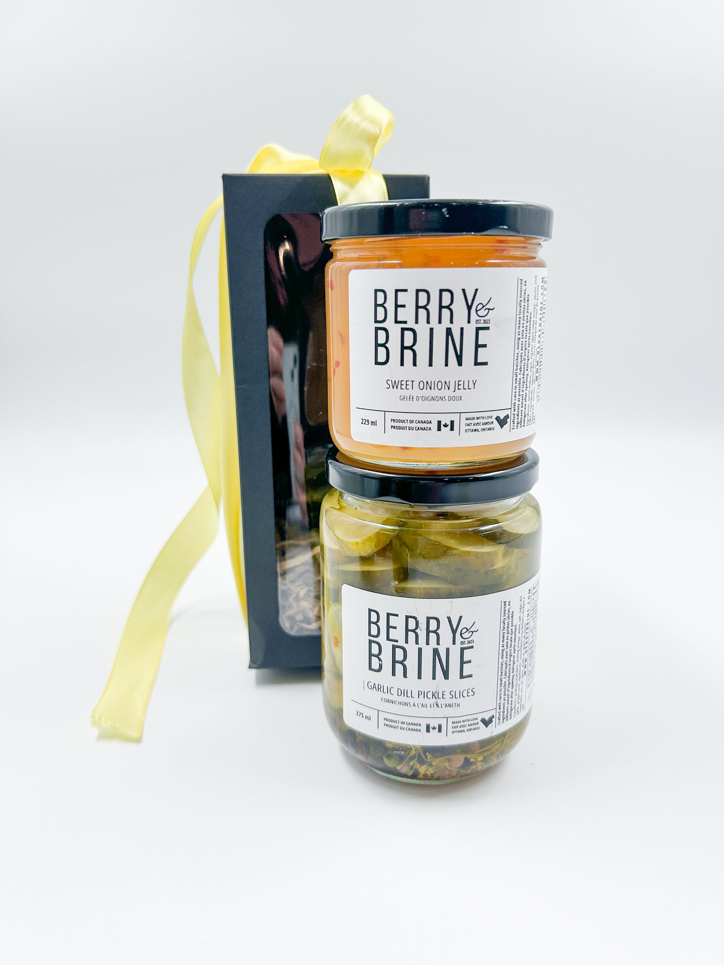 Sweet Onion Jelly & Garlic Dill Pickle Slices Gift Set