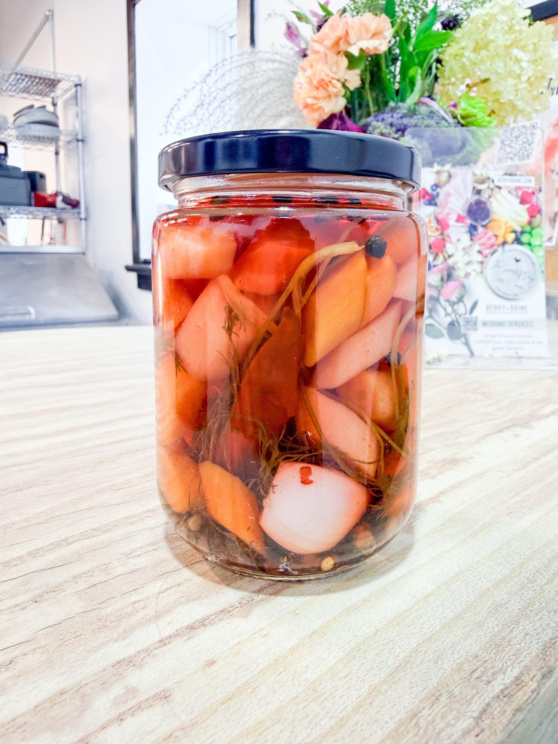 Spicy Dill Heirloom Carrot Pickles - Berry and Brine Local Preserves & Ottawa Catering
