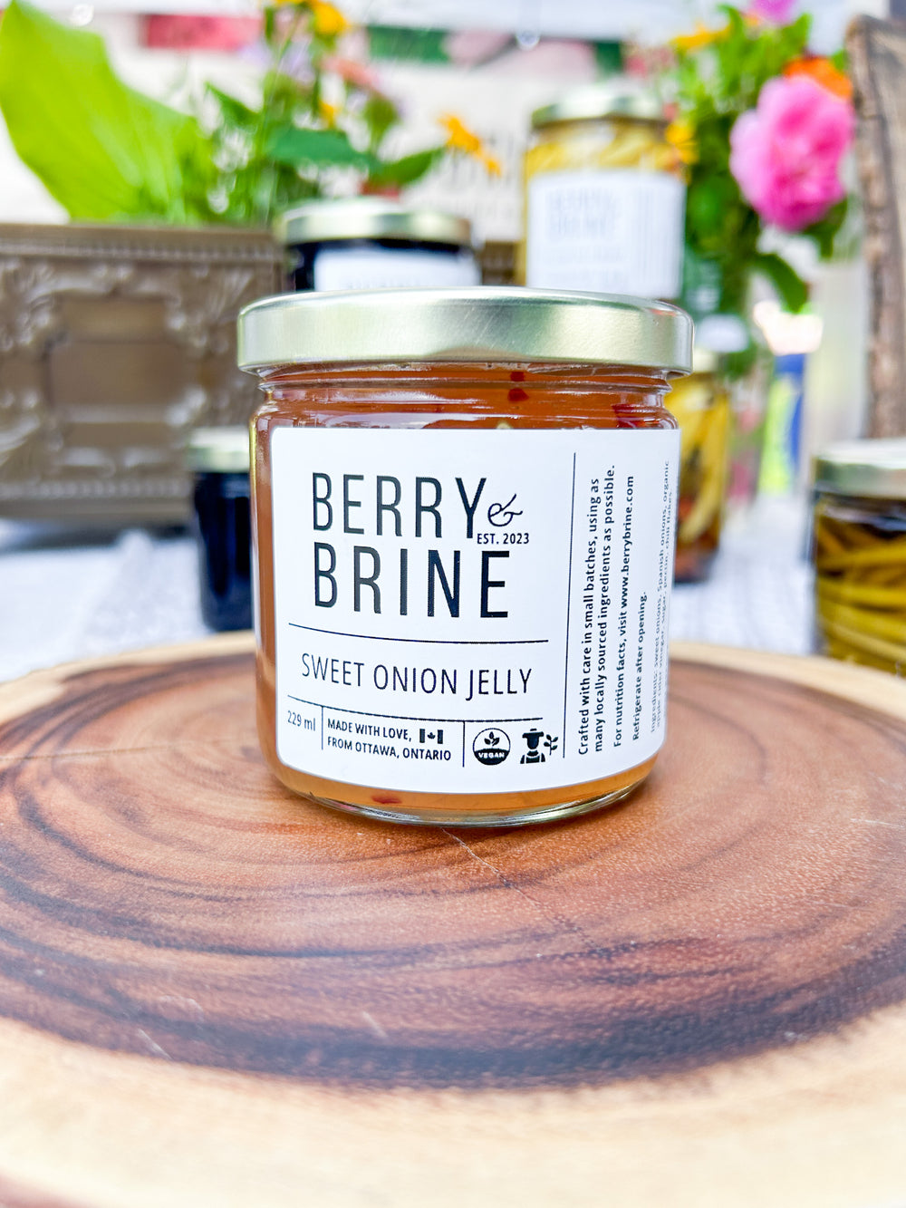 Sweet Onion Jelly - Berry and Brine Local Preserves & Ottawa Catering