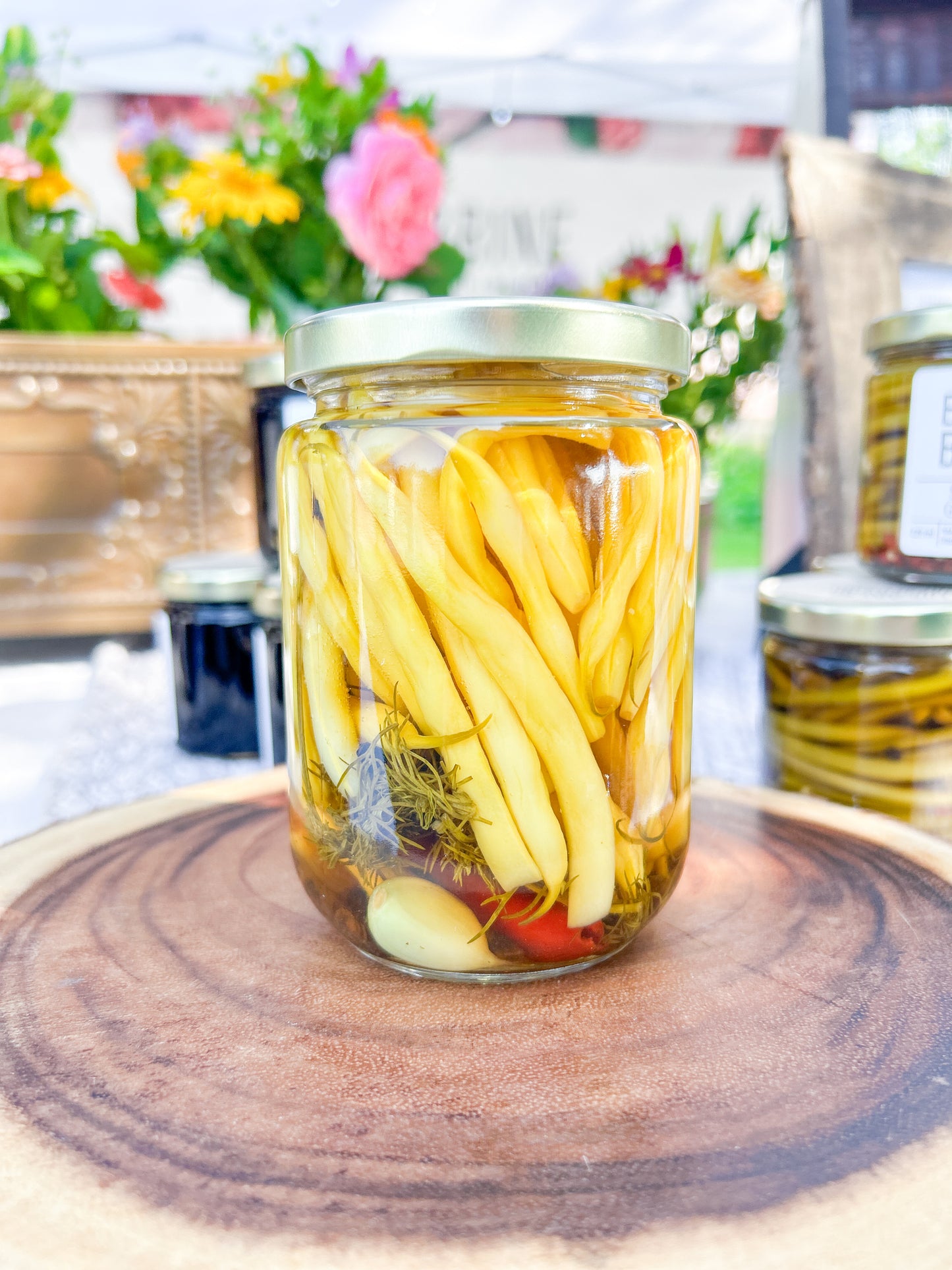 Yellow Dilly Beans- Berry and Brine Local Preserves & Ottawa Catering