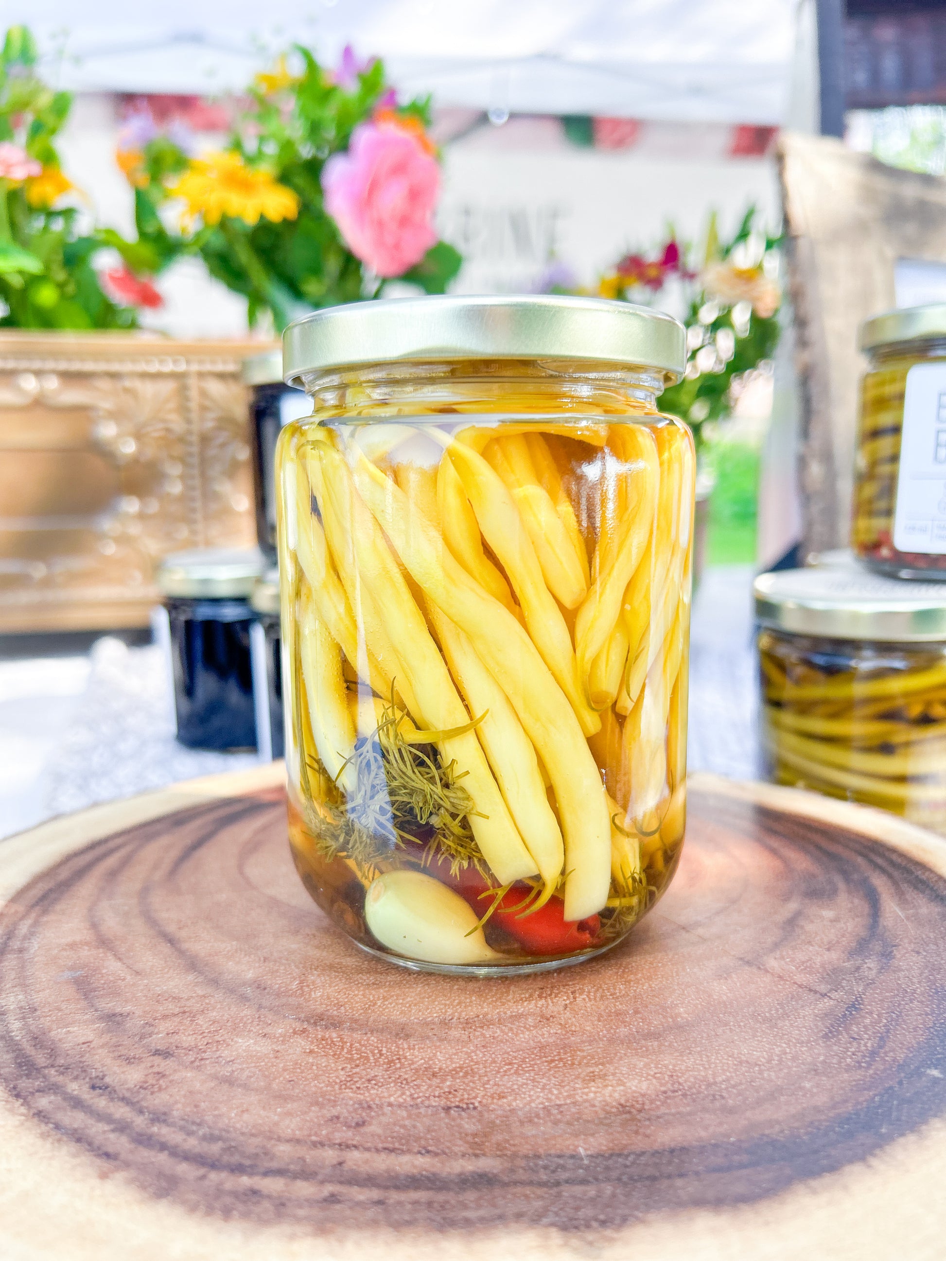 Yellow Dilly Beans- Berry and Brine Local Preserves & Ottawa Catering